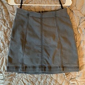 Free People Modern Femme Denim Mini